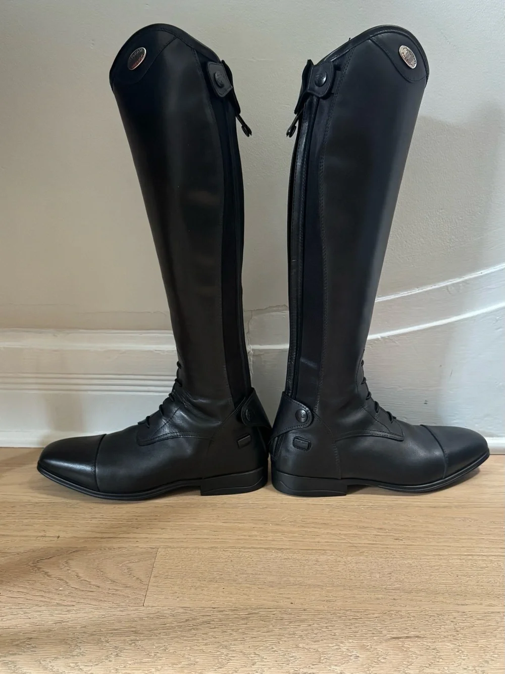 Parlanti Miami Pro Riding Boots Black  Receipt: 39 (UK 5) Med. Regular NWT